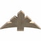 Ekena Millwork Davenport Rough Sawn Timber Gable Bracket, Douglas Fir, 36"W x 21"H x 2"D x 6"F, 14/12 Pitch GBW036X21X0206DAV00RDF - alternate 5